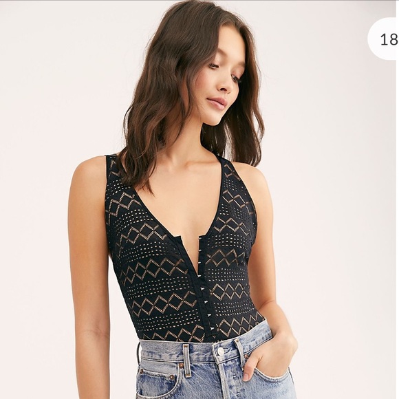 Free People Tops - NWT FP Thank You Never bodysuit (XS)